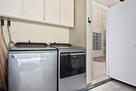 Whirlpool washer & dryer in garage
