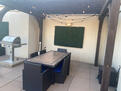rooftop grilling station