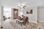 Spacious Dining Area, Stylish Decor