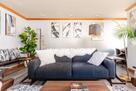 Living room with comforatable couch