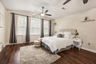 Spacious primary bedroom
