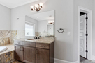granite tops and high quality soft close cabi