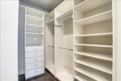 Custom built master closet