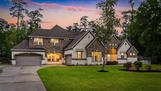 Stunning estate at twilight view