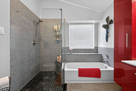 Master bath shower & tub