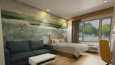 A comfortable retreat&mdash;queen bed suite