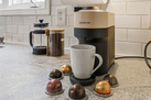 Nepresso machine and pods for use