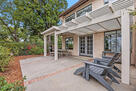 Backyard with dining table Polywood furniture