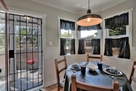 Eating area with access to rear yard