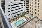 View of pool from our balcony