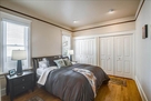 Master Bedroom with queen size Puffy Lux matt