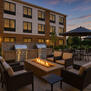 Patio area with Grills and a Firepit