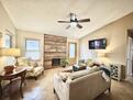 Living room to side door