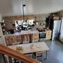 Kitchen, large ;and bright.