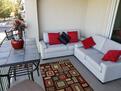 Furnished balcony