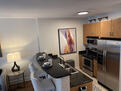 Stainless appliances and granite countertops