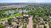Drone photo of neighborhood