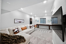 Finished and Furnished basement with large co
