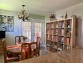 Dining Area with Bookshelves