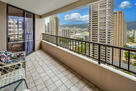 Fresh air balcony in high-rise setting