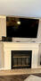 Gas Fireplace in Den