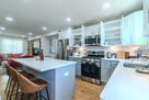 Open kitchen & living area