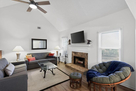 Smart TV in living room.