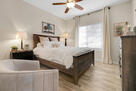 Queen Bed and 42" Smart TV