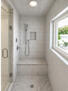 Double Shower in Master with Benc
