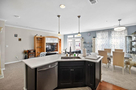 Kitchen island view