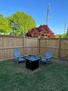 Fire Pit (Gas) with Adirondack Chairs