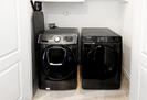 Washer and Dryer with iron and ironing board