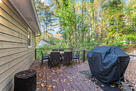Large deck with BBQ