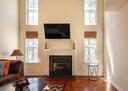 TV + Fireplace