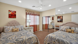 Ballerina room with two queen size beds.