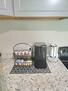 Coffee machine with free coffee and creamer