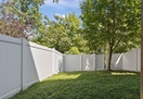 Gated yard backs up to deer populated forest 