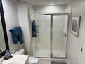 Large glass shower