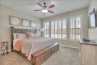 King Sized bed in Master Bedroom