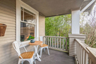 Sitting in the front porch area