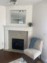 Living room fireplace