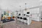 Entry into Beautiful Open Space: Kitchen, Din