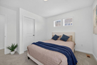 Spacious bedroom with ample closet space