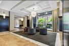 Spacious private lobby with concierge