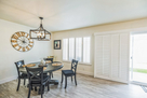 Dining Area with plantation shutters