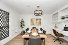 Dining room seats 8 and can double as office