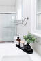 Close up of toiletries.