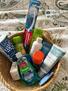 Basket with all the emergency essentials