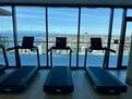 cardio training with a view of Space Needle