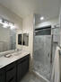 Walk in main shower